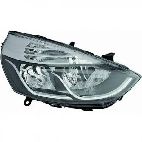PHARE AVANT DROIT RENAULT CLIO (12-16) - MARQUE DE PREMIERE MONTE - CHROME - H7&H1 Vente Flash