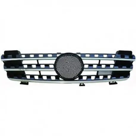 CALANDRE AVANT MERCEDES CLASSE M / ML W164 (05-08) - CHROME/NOIR Super Prix