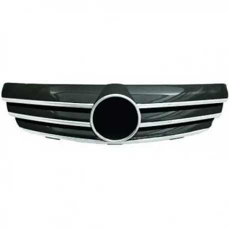 Remise CALANDRE AVANT MERCEDES CLK C209 (02-09) - CHROME - NOIRE