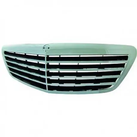 CALANDRE AVANT MERCEDES CLASSE S W221 (05-09) - CHROME/NOIR Livraison Gratuite