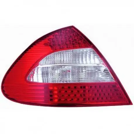 SET DE 2 FEUX ARRIERE DESIGN A LED MERCEDES CLASSE E W211 BERLINE (02-06) - ROUGE/BLANC - MOD2 Produit De Marque