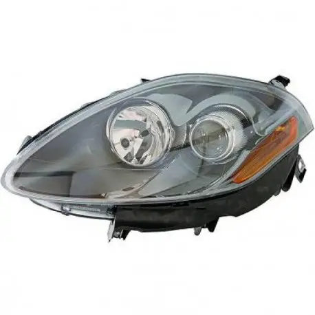 PHARE AVANT DROIT FIAT BRAVO (07-09) - DEPO/TYC - CLIGNOTANT ORANGE - H1/H1 - REFLECTEUR NOIR Commande En Gros