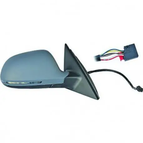Authentique RETROVISEUR DROIT COMPLET AUDI A4 B8 8K (08-10) - BERLINE - BREAK - 6 PIN - ELECTRIQUE - CHAUFFANT - AVEC CLIGNOTANT