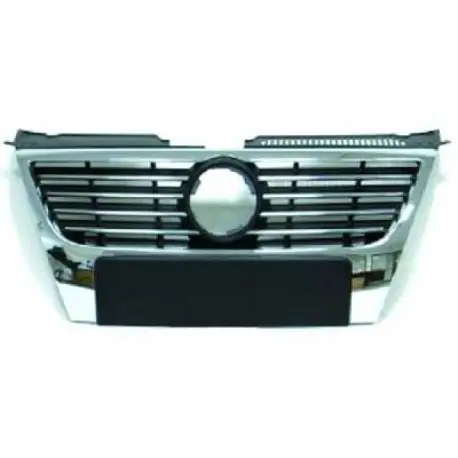 CALANDRE VW PASSAT 3C B6 (05-10) - SANS PDC - CHROME - AVEC LISERET CHROME Produit De Marque
