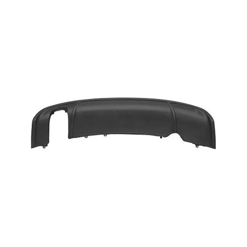 DIFFUSEUR ARRIERE R-LINE SIMPLE SORTIE GAUCHE POUR VW POLO 6R 6C (09-17) - NOIR MAT Offre Limitée