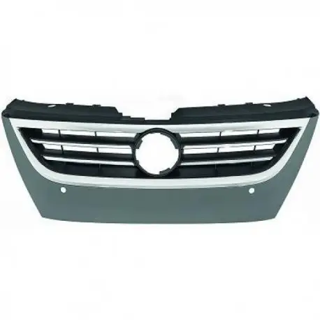 CALANDRE AVANT VW PASSAT CC (08-12) - CHROME/NOIR - AVEC PDC Commander Maintenant