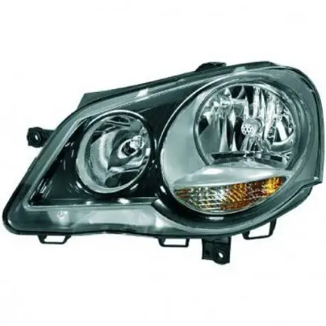 Solde 1 PHARE AVANT DROIT FOND NOIR LOOK GTI/GT POUR TOUTES VW POLO 9N3 (05-09)