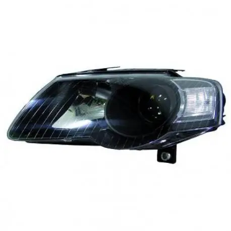 1 PHARE AVANT DROIT FOND NOIR LOOK R36 POUR TOUTES VW PASSAT 3C B6 (05-10) SANS XENON D'ORIGINE - H7/H7 Usine Directe