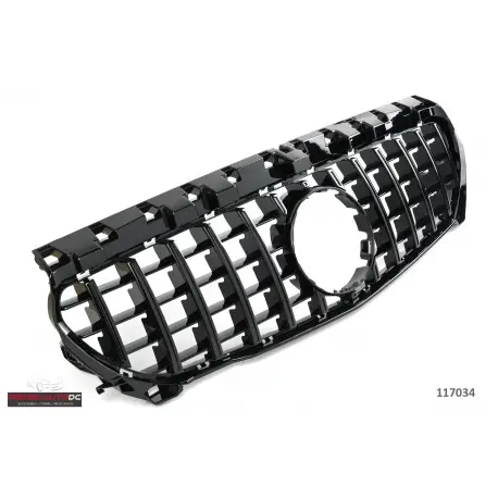 CALANDRE LOOK GT-R PANAMERICANA POUR MERCEDES CLA C117 (13-19) NOIR - FULL BLACK Certifié