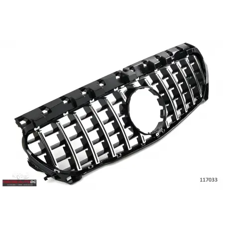 Nouvelle Collection CALANDRE LOOK GT-R PANAMERICANA POUR MERCEDES CLA C117 (13-19) NOIR - CHROME