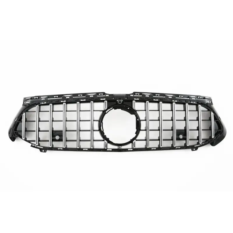 Quantité Limitée GRILLE DE CALANDRE LOOK GTR POUR MERCEDES W177 V177 FACELIFT (23-25) PANAMERICANA AMG GT OPTIK - NOIR - CHROME