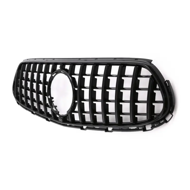 Expédié Aujourd’hui GRILLE DE CALANDRE LOOK GT-R POUR MERCEDES GLC X254 W254 C254 (23-26) PACK AMG - NOIR - FULL BLACK - PANAMERICANA AMG GT