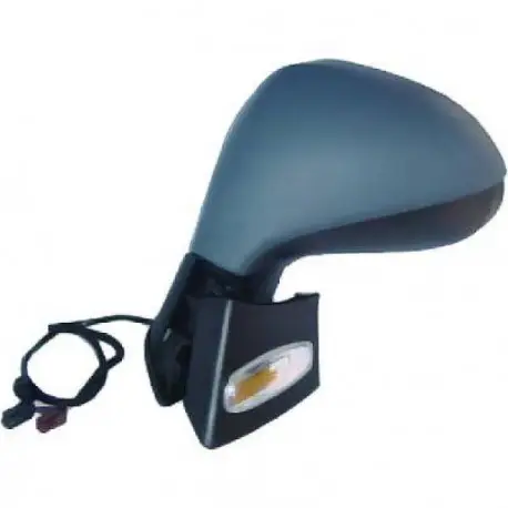 Soldes RETROVISEUR GAUCHE PEUGEOT 207 (06-12) - SE RABAT ELECTRIQUEMENT - CHAUFFANT - A PEINDRE - AVEC CLIGNOTANT