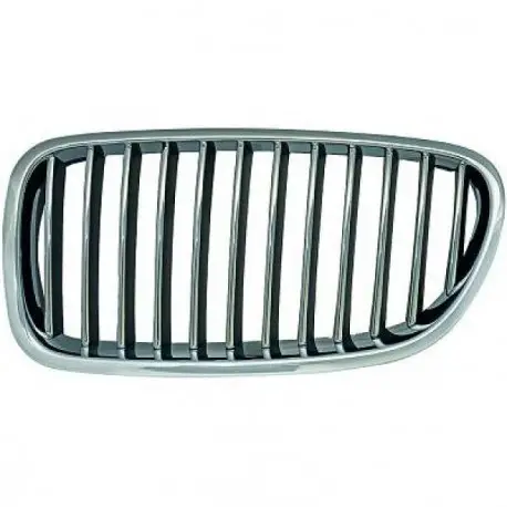 CALANDRE AVANT GAUCHE POUR BMW SERIE 5 F10/F11 (10-13) - BERLINE - TOURING - NOIR/CHROME Prix Bas