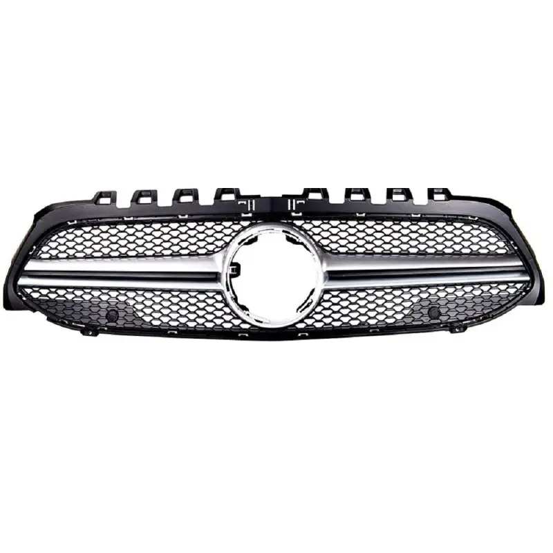 Expédié Aujourd’hui CALANDRE LOOK A35 AMG NOIR - ALU POUR MERCEDES CLASSE A W177 - FINITION NOIR - ALU - SANS CAM 360°