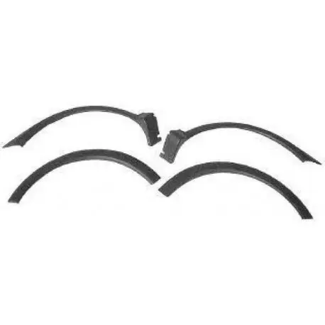 Must-Have CONTOUR D'AILE ARRIERE GAUCHE OPEL CORSA C (00-06) - NOIR - POUR VEHICULE AVEC BAS DE CAISSE EN PLASTIQUE