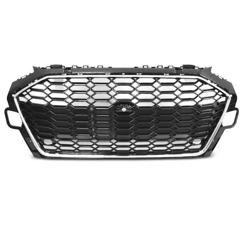 GRILLE SPORT CHROME NOIRE PDC POUR AUDI A4 B9 20- Prix Bas