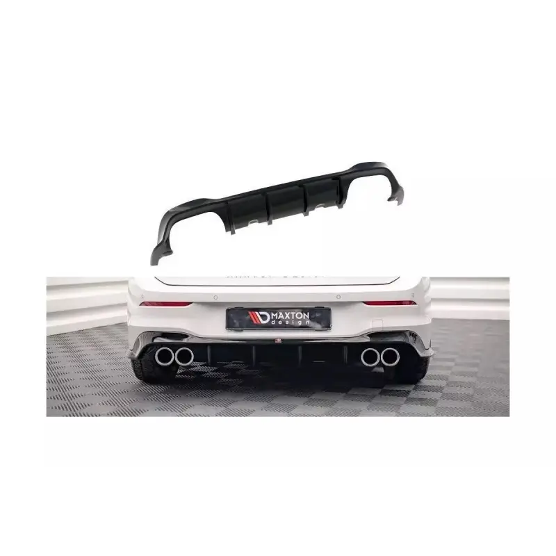 Livraison Gratuite DIFFUSEUR DEPARE-CHOCS ARRIERE V.5 GOLF 8 GTI / GTD / GTE / R-LINE NOIR BRILLANT- MAXTONDESIGN - FINITION NOIR BRILLANT