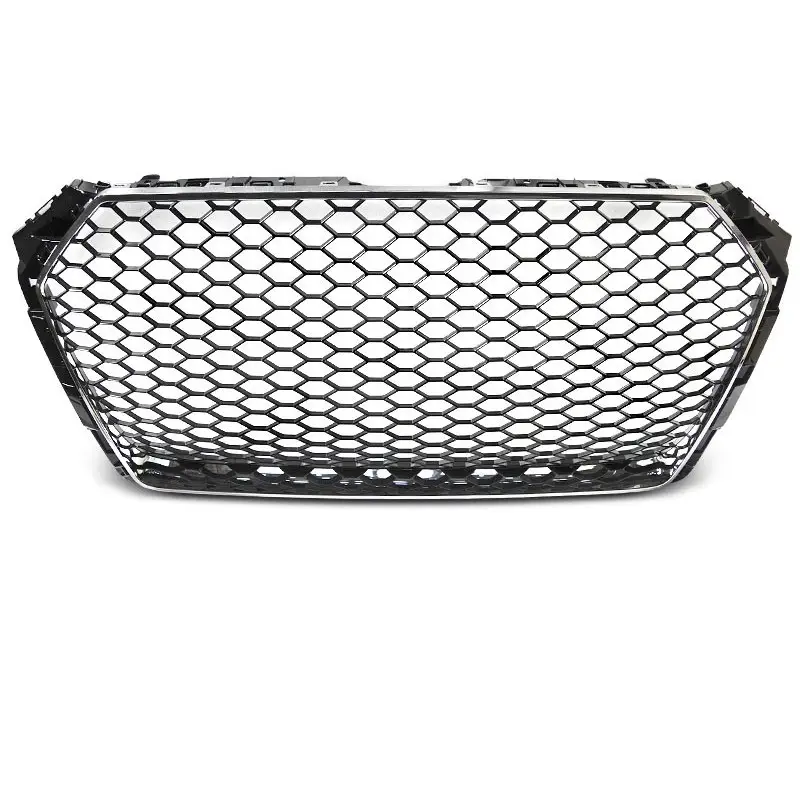 Prix Bas GRILLE SPORT CHROME NOIRE POUR AUDI A4 B9 15-19