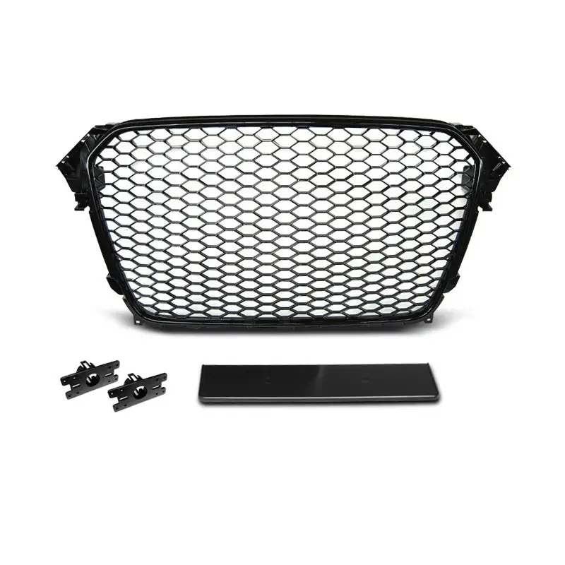 GRILLE SPORT NOIRE BRILLANT POUR AUDI A4 (B8) 11.11-15 Dernière Chance