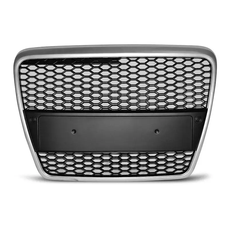 GRILLE SPORT ARGENT POUR AUDI A6 (C6) 04.04-08 Réduction