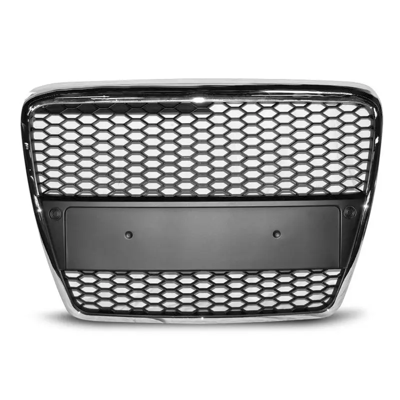 GRILLE SPORT CHROME POUR AUDI A6 (C6) 04.04-08 Vente Directe