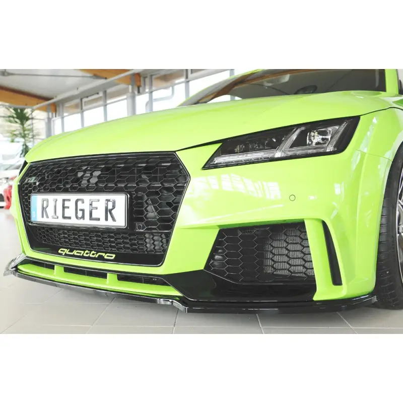 Top Vente LAME AVANT RIEGER POUR AUDI TT RS 8S (14-18) - TTRS - NOIR BRILLANT