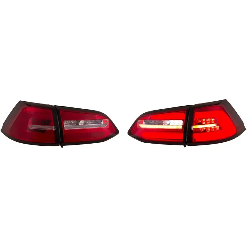 SET FEUX ARRIERES DESIGN - ROUGE FUME LOOK À LED VW GOLF 7 (12-17) UNIQUEMENT BREAK - VARIANT Solde