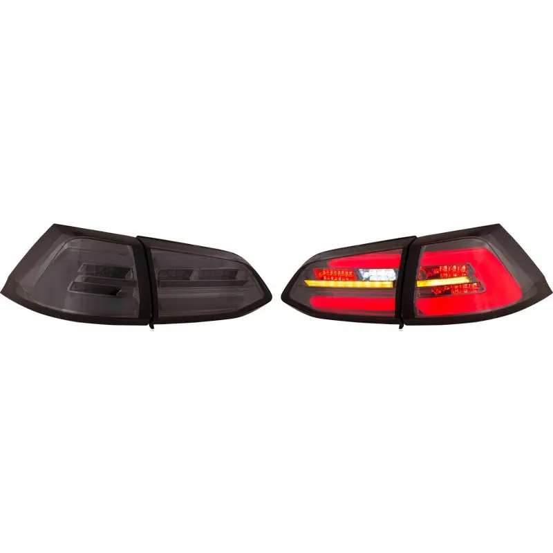 SET FEUX ARRIERES DESIGN - NOIR FUME LOOK À LED VW GOLF 7 (12-17) UNIQUEMENT BREAK - VARIANT Prix Réduit
