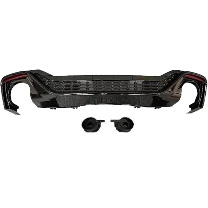 Commande En Gros DIFFUSEUR ARRIERE LOOK RS5 NOIR BRILLANT POUR AUDI A5 - S5 B9 8W (19-24) - POUR S-LINE UNIQUEMENT