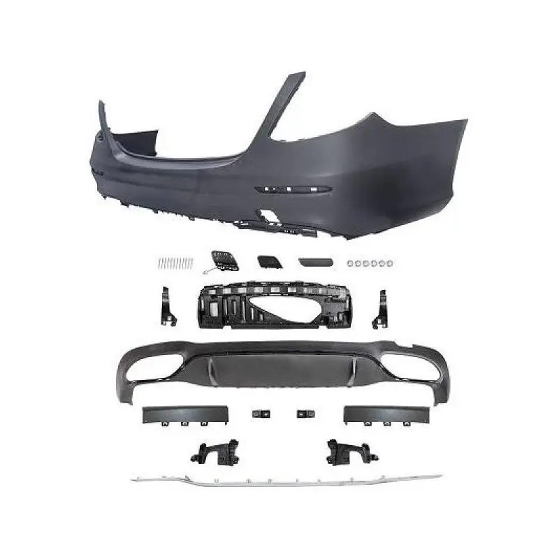 PARE CHOCS ARRIERE LOOK E43 AMG POUR MERCEDES CLASSE E W213 BERLINE (16-20) - A PEINDRE Satisfait Ou Remboursé