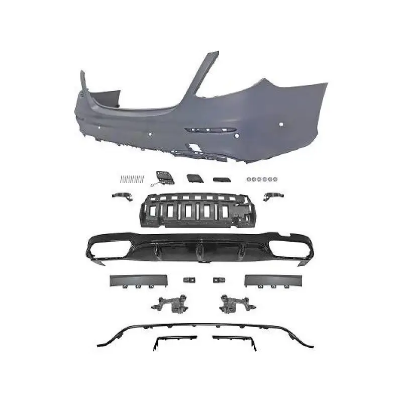 Meilleure Vente PARE CHOCS ARRIERE LOOK E63 AMG POUR MERCEDES CLASSE E W213 BERLINE (16-20) - A PEINDRE