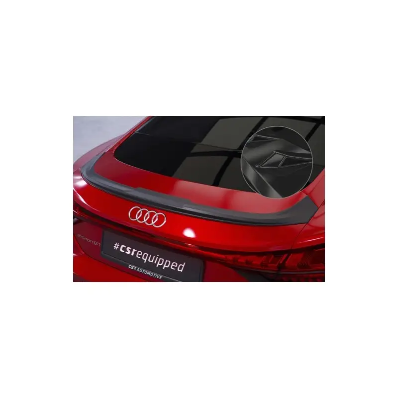 SPOILER ARRIERE AUDI E-TRON GT / RS GT RS MK1 - FINITION NOIR BRILLANT Top Vente