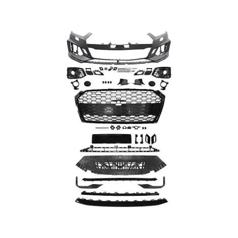 Vente Flash PARE-CHOCS AVANT LOOK RS5 POUR TOUTES AUDI A5 B9 (16-19) - POUR ACC - CALANDRE NOIR