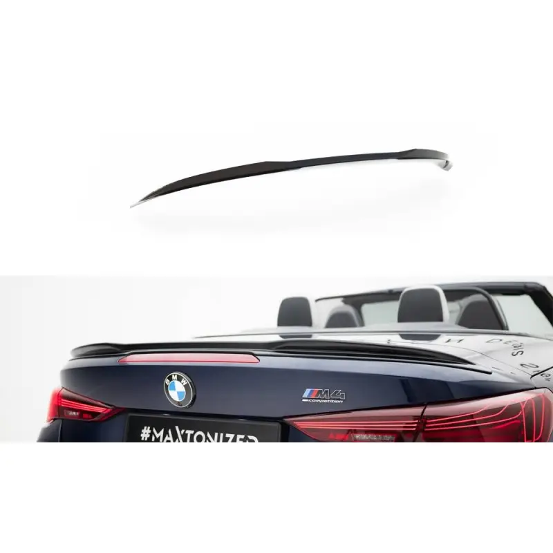 Satisfait Ou Remboursé SPOILER CAP 3D BMW SERIE 4 CABRIOLET G23 - AUSSI MPACK - OU M3 G83- MAXTONDESIGN - FINITION NOIR BRILLANT