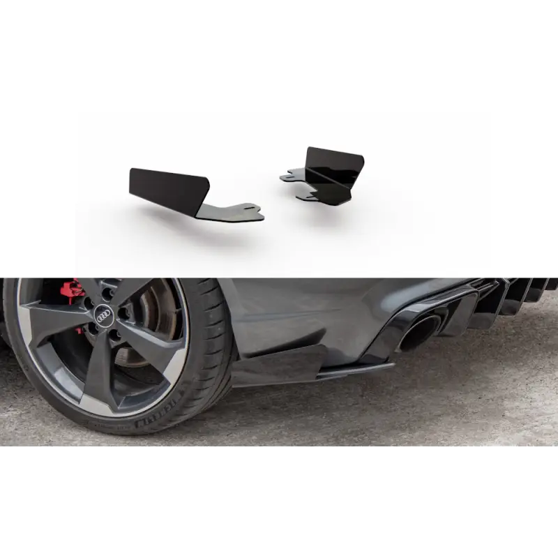 Meilleur Choix Lame Du Pare Chocs Arriere Audi RS3 8V Sportback MAXTON DESIGN - NOIR BRILLANT