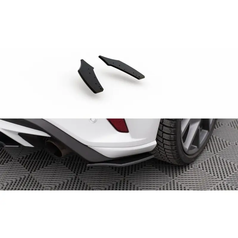 Retour Gratuit Lame Du Pare Chocs Arriere Ford Focus ST Mk4 MAXTON DESIGN - NOIR