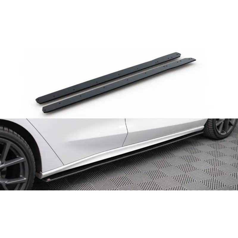 Solde Rajouts Des Bas De Caisse Ford Focus ST / ST-Line Mk4 MAXTON DESIGN - NOIR
