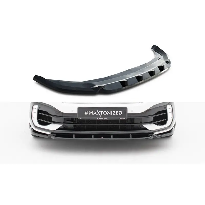 Super Prix LAME DU PARE-CHOCS AVANT V.1 VOLKSWAGEN T-ROC R MK1 (17-21) - MAXTONDESIGN - FINITION NOIR BRILLANT