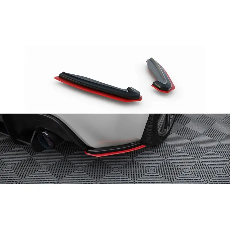 LAME DU PARE-CHOCS ARRIERE V.2 SUBARU BRZ FACELIFT MAXTON DESIGN - ROUGE - NOIR Affaire À Saisir