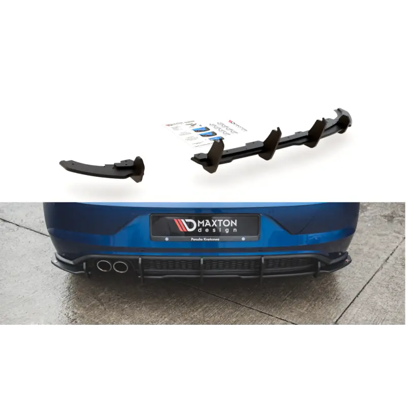Réduction RAJOUT DE DIFFUSEUR DU PARE-CHOCS ARRIERE STREET PRO VOLKSWAGEN POLO GTI MK6 - MAXTON DESIGN