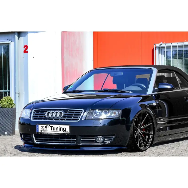 Prix Promo LAME DU PARE-CHOCS AVANT AUDI A4 B6 CABRIOLET (02-06) - NOIR MAT