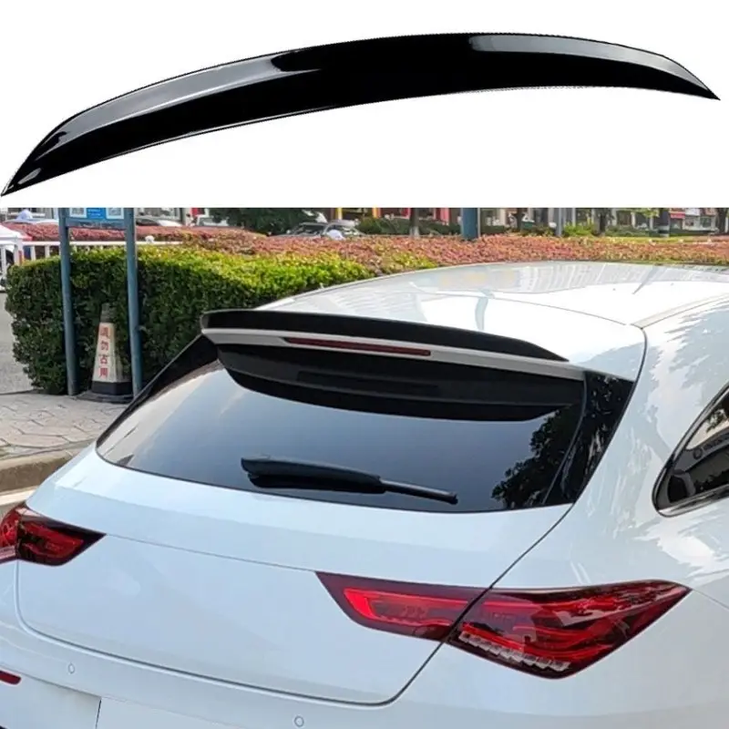 SPOILER DE COFFRE LOOK AMG POUR MERCEDES CLASSE CLA X118 (19-25) -SHOOTING BRAKE LOOK CLA 45 AMG - ABS - NOIR BRILLANT Retour Gratuit