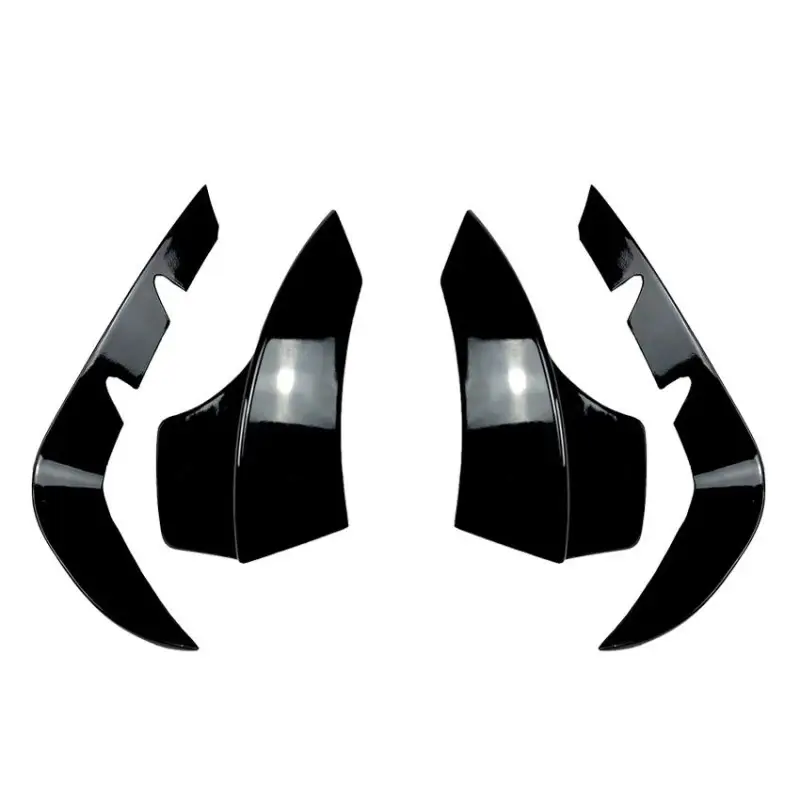 ECOPES - FLAP LOOK AERO DE PARE-CHOCS AVANT NOIR BRILLANT POUR MERCEDES GLA X247 (19-24) AVEC PACK AMG Livraison Express