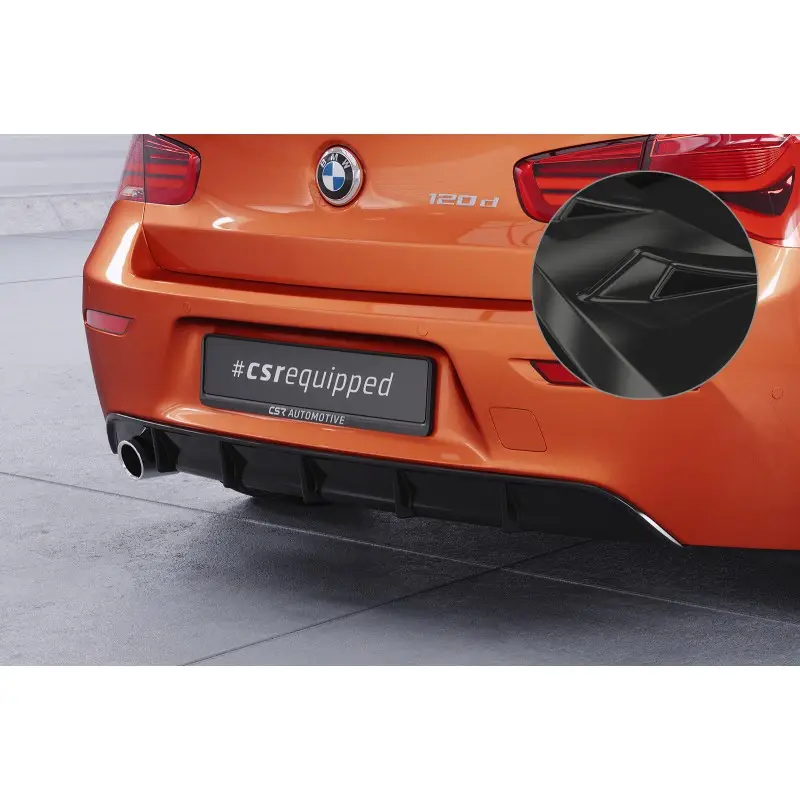 Achat Immédiat RAJOUT DE PARE-CHOCS ARRIERE LOOK SPORT POUR BMW SERIE 1 F20 F21 LCI (15-19) NON PACK M - NOIR BRILLANT