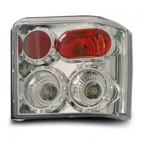 Meilleur Choix Feux arrière, VW T4 90-03, face lisse/fond chrome