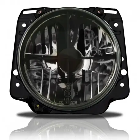 Vente Directe Phares avant, VW Golf 2 (83-91) H4, verre fumée/croix noire