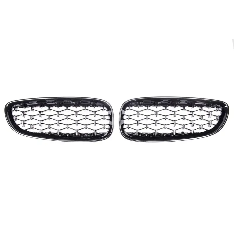SET DE CALANDRES LOOK DIAMANT FULL NOIR POUR BMW Z4 E89 (09-16) Nouvelle Collection