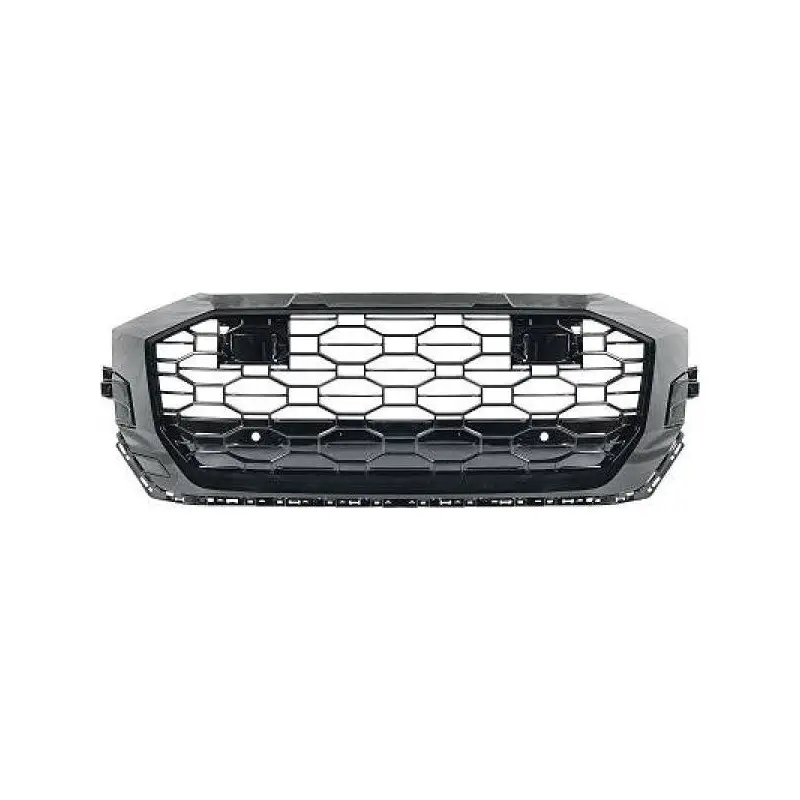 Bon Marché GRILLE DE CALANDRE LOOK RSQ8 FULL NOIR BRILLANT POUR AUDI Q8 (19-23) - AUSSI SQ8
