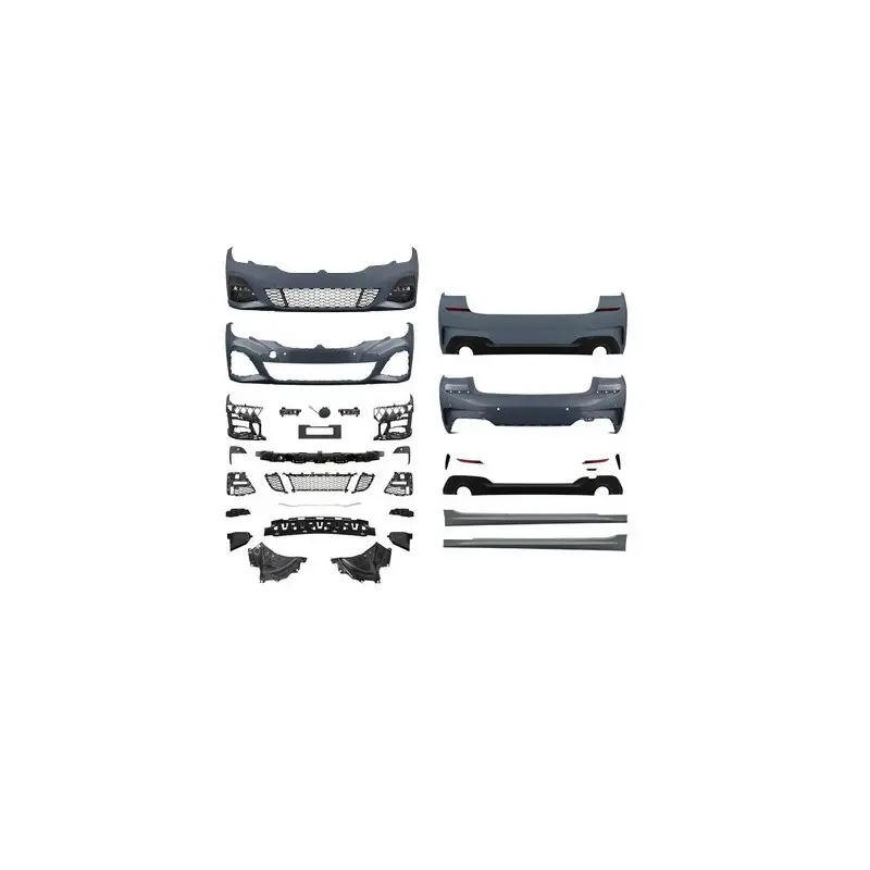 Acheter En Ligne KIT COMPLET LOOK PACK-M BMW SÉRIE 3 G20 BERLINE (18-22) PARE CHOC AVANT - ARRIÈRE - BAS DE CAISSE